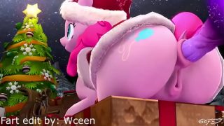 Pinkie Pie Farting on Floating Dildo (Fart edit by Wceen)