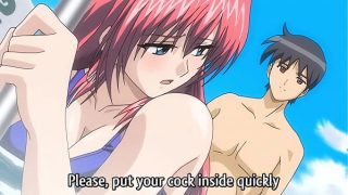 Step Sister Asks For Sex in the Pool – Hentai uncensored [Subtitled]